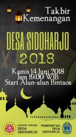 Takbir Keliling Pemdes Sidoharjo 